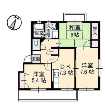 海田市駅 徒歩9分 3階の物件間取画像